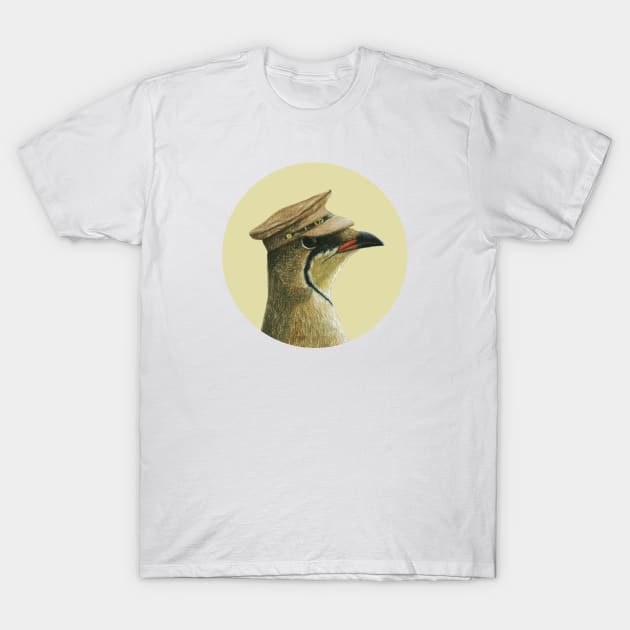 Black-winged pratincole T-Shirt by Mikhail Vedernikov